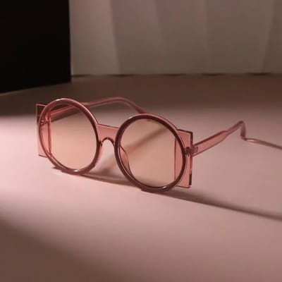 Lunettes de soleil rondes colorées à grande monture pour femmes hommes designer mode cool verres miroir lunettes de soleil other brown