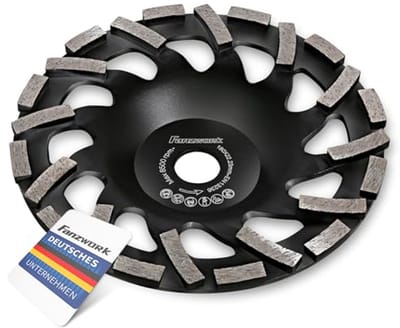 Diamant slijpschijf 180 mm voor bouwmaterialen en oppervlakteschuring