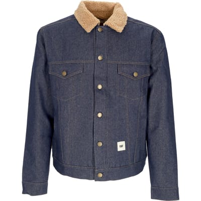 Jeans denim trackerjack voor heren, ongewassen, ongewassen