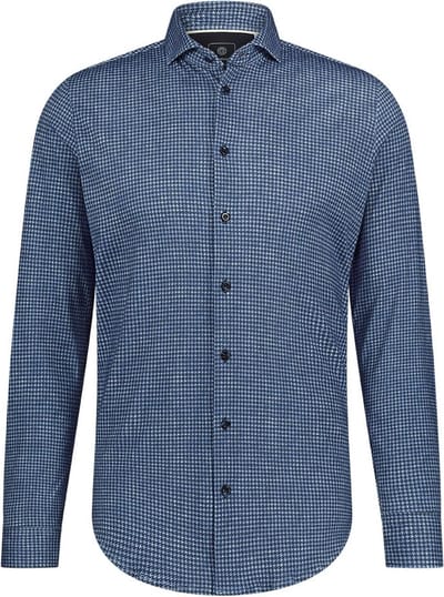 Blue Industry Overhemd Print Blauw - Maat 39 - Heren - Overhemden Casual