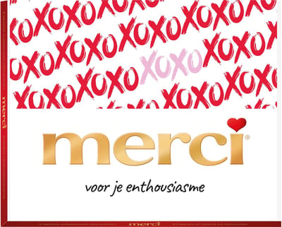 merci voor je enthousiasme - 250g merci Finest Selection Assorted chocolade bonbons
