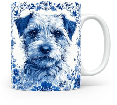 Mok Norfolk terrier Beker voor koffie of tas voor thee, cadeau voor dierenliefhebbers, moeder, vader, collega, vriend, vriendin, kantoor, opa, oma, hond, kerst, sinterklaas, verjaardag