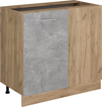Vicco R-Line Hoekkast – 86 cm zonder werkblad Beton