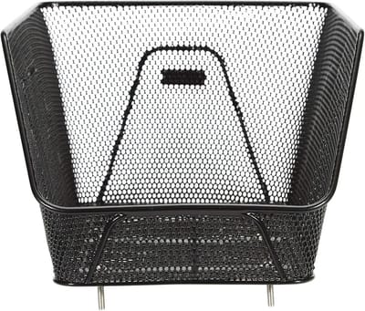 Fietsmand - Bagagedrager mand - Boodschappen vervoeren - Verstevigde constructie - 37x25x19 cm - Zwart