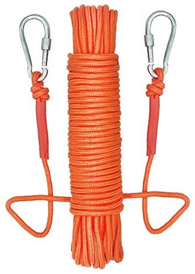 Multifunctioneel Nylon Touw 20m - 8mm Diameter, Draagvermogen 200kg - Ideaal voor Magneetvissen, Vastzetten en als Waslijn