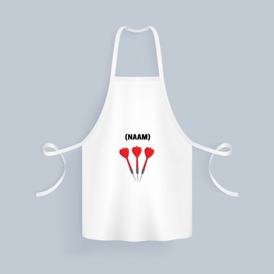 Akyol - darten met eigen naam Keukenschort - Dartbord - darter - sport - 82 bij 71 cm