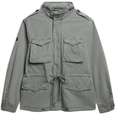 Superdry Katoenen M65 Jas Green Grootte: XL