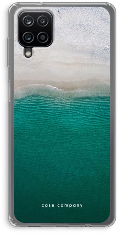 Case Company® - Hoesje geschikt voor Samsung Galaxy A12 hoesje - Stranded - Soft Cover Telefoonhoesje - Bescherming aan alle Kanten en Schermrand