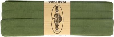 Oaki Doki Jersey Tricot Biaisband 20mm – 3 Meter – Legergroen 425 – Elastisch Afwerkingslint voor Stretchstoffen