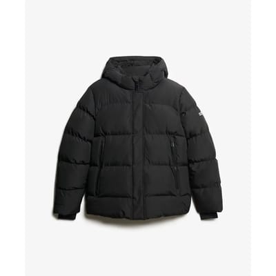 Superdry - Sportieve Halflange Gewatteerde Jas Met Capuchon - Dames - Gewatteerde jassen