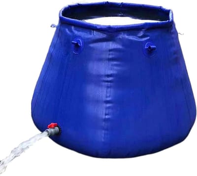Opvouwbare Watertank - Wateropslag Zak - Noodwater Opslag - Met Kraan - 2000L - Blauw