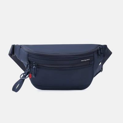 Hedgren BRANCO sling crossbodytas met RFID – 100% gerecycled RPET – Waterafstotend – Handsfree draagcomfort - Total Eclipse