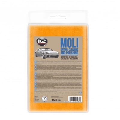 K2 Moli Serie - Microvezel Doek - 40x40cm - Droog- en Poetsdoek - Dikke en Pluizige Vezels