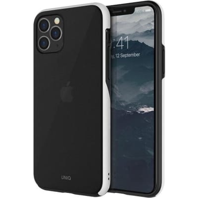 UNIQ Vesto Hue Serie - iPhone 11 Pro Max Hoes - Wit - Antislip - Luxe Design