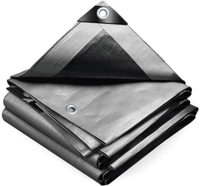 Waterdicht dekzeil 240 g/m² voor bescherming van tuinmeubilair, voertuigen en meer