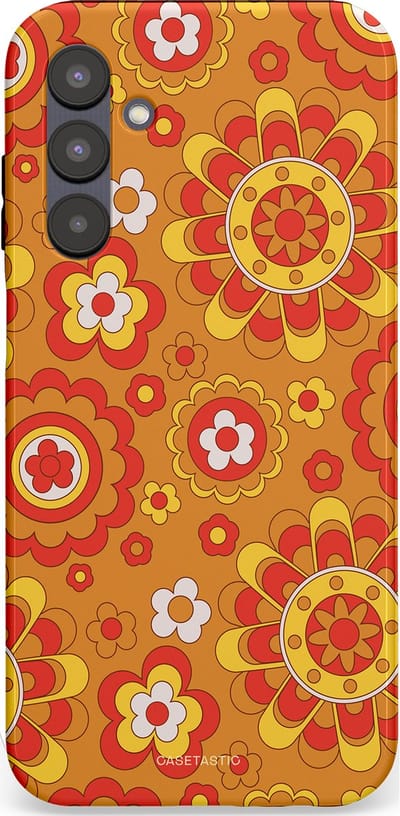 Casetastic Hoesje Geschikt voor Samsung A25 - Stijlvolle Beschermende Duo-layer Case - Retro droom