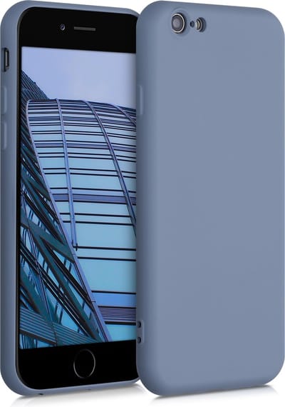 kwmobile telefoonhoesje geschikt voor Apple iPhone 6 / 6S - Hoesje voor smartphone - Back cover in blauwgrijs