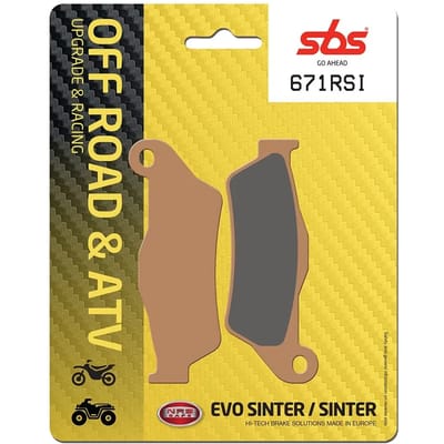 Plaquette de frein SBS pour Moto Benelli 450 BX 449 2008 à 2010 671RSI Neuf