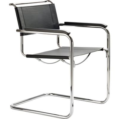 Thonet - S 34/ S 34 N - zwart - Kernleer