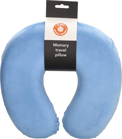 Beagles Originals Travel Originals Nekkussen Unisex - Reiskussen met memory foam - Neksteun van Nylon en Polyester - Blauw