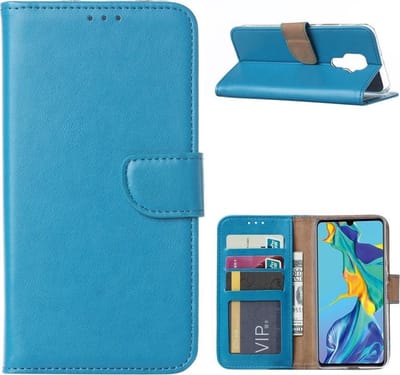 Bookcase Geschikt voor: Nova 5i Pro - Turquoise - portemonee hoesje