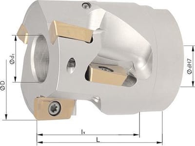 Mantelkopfrees, 90° met IKmet inwendige koeling Z 3 50mm