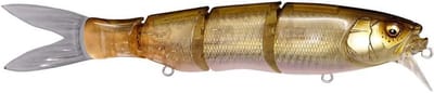 Vis Aas - Kunstaas Zwemend - Sportvissen - Geluidsbal Rammelaar - 19 cm - Goudkleurig