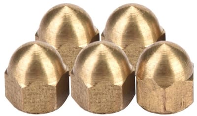 M3 en M4 Messing Acorn Moeren Set van 20 Stuks voor Voertuigbevestigingen en Klussen