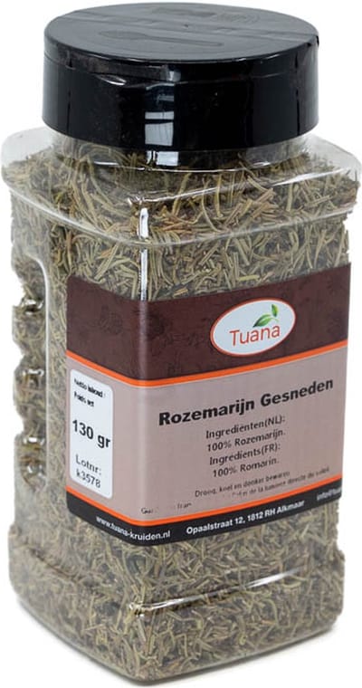 Tuana Kruiden - Rozemarijn Gesneden - Strooibus 80 Gram - Tuanashop - MP-R-0007