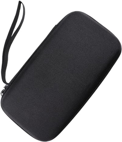Rekenmachine Opbergtas - Beschermhoes Draagtas - Veilig Vervoeren - Schokbestendig EVA Materiaal - 21.5 x 10.5 cm - Zwart