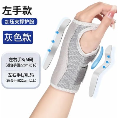 Attelle de poignet pour le soutien du canal carpien avec attelles Support de main pour l'arthrite, la tendinite, les entorses Soulagement de la douleur au poignet L-XL