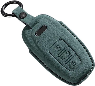 Keyless Go Sleutelhoes Geschikt voor Audi A5, A6, A7, Q5, B8, S5, S6, 2013-2018, Suède Bescherming en Stijl