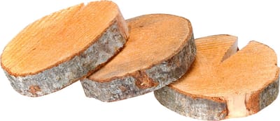 Mustang Rookschijven Els 10 stuks - Schijven diameter 10 - 12 cm - Elzenhout - Rookhout
