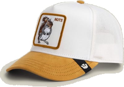 Goorin Bros. Suede Squirrel Trucker cap - Dust / Amber