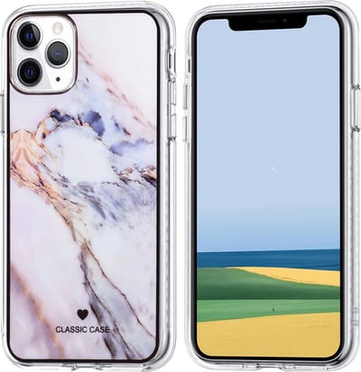 UNIQ Accessory Paarse Print Back Cover TPU Telefoonhoesje voor Apple iPhone 11 Pro - Bescherm je Telefoon!