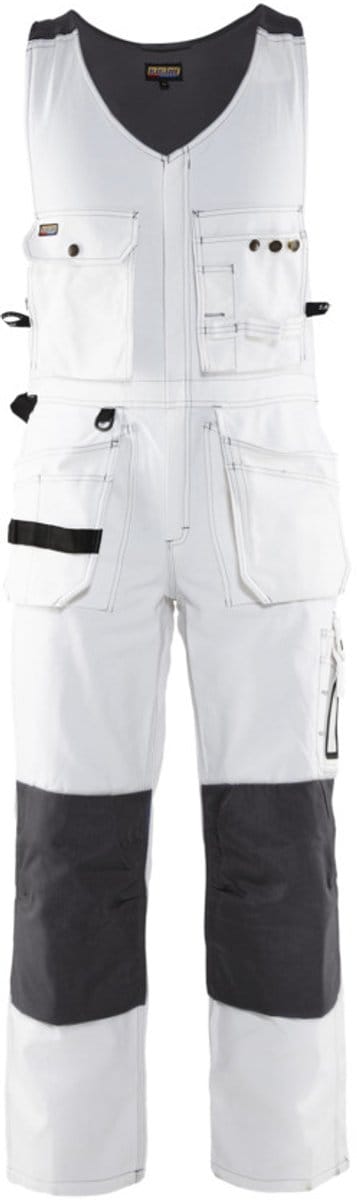 Blaklader Amerikaanse overall 2532-1210 - Wit/Donkergrijs - C146