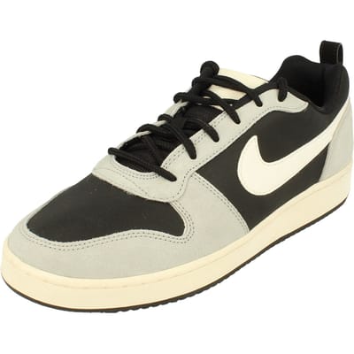 Nike Court Borough Low Premium Zwart Grijs Zeil Heren Sneakers Mat-Zilver 844881-005 40.5 black