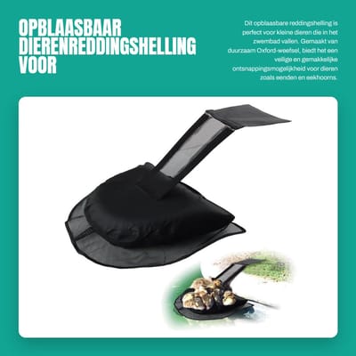 Dailygoods- Reddingshelling voor Dieren - Opblaasbaar Zwembad - Vluchthelling - Duurzaam Oxford-Weefsel - Eenvoudig te Installeren - Veiligheidsoplossing - Dierenreddingsnet