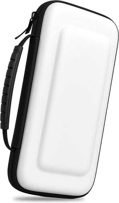Hoesje Geschikt voor Nintendo Switch 2 Case Hoes Hard Cover - Bescherm Case Geschikt voor Nintendo Switch 2 Hoes - Wit