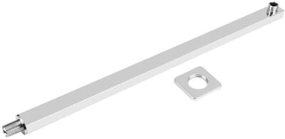 Allecto - Douchearm - Verlengarm - Elegant design - Chrome - Regen douchekop arm - Voor muurmontage - 60 cm