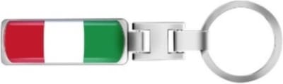 CHPN - Sleutelhanger van Italië - Italiaanse vlag - Sleutelhanger - Keychain - Italy - Cadeau - Vlag - Italy keychain - Italian