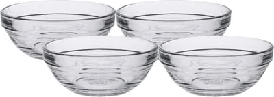 Duralex Kleine sausschaaltjes rond - glas - 18x stuks - D9x4 cm - Schaaltjes en kommetjes - 125 ml