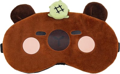 Schattig Oogmasker voor Kinderen, Pluche Slaapmasker voor Reizen en Naps, Comfortabel en Ademend Oogmasker voor Meisjes en Jongens