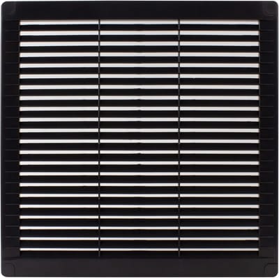Ventilatierooster - Afvoerluchtrooster Lamellen - Ventilatie Ruimtes - Verborgen Montage - 250 x 250 mm - Antraciet