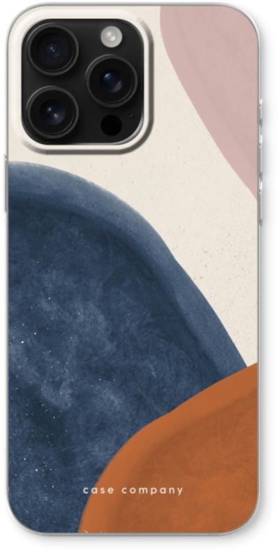 Case Company® - Hoesje geschikt voor iPhone 16 Pro Max hoesje - Geo #1 - Soft Cover Telefoonhoesje - Bescherming aan alle Kanten en Schermrand