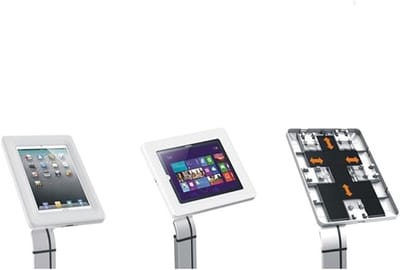 Universele Tablet‑Bureauhouder met Anti-Diefstal Beveiliging - Max 10.1 Inch