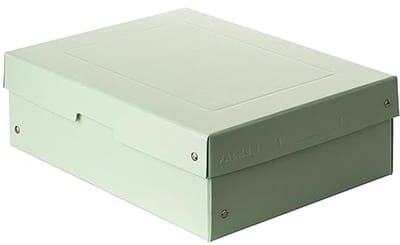 Opbergdoos met Deksel - 100 mm Hoog - Groen - Multifunctionele Kartonnen Doos