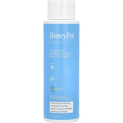 The Honey Pot Company, Body Cleanser with Hydrating Herbs, Coconut and Shea Butter, 15 fl oz (443 ml)