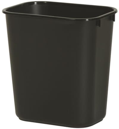 Papiermand - Afvalbak - Algemeen Afval - Lichtgewicht Constructie - 26.6 Liter - Zwart