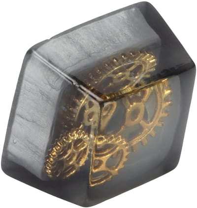 JHUBERS- Keycap Corrosiebestendig - Transparante Keycap - Hittebestendig - Doe-Het-Zelf Keycap - Cartoon Gaming - Klein Formaat